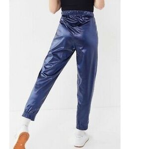URBAN RENEWAL | Remnants Shine Jogger Pant in Blue